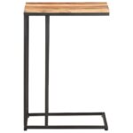 vidaXL Príručný stolík 35x45x65 cm, drevený masív – Obrázok 2