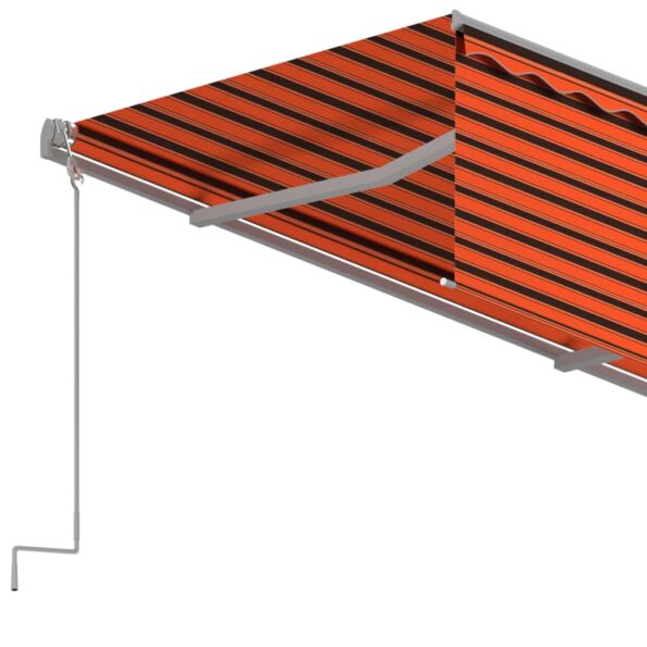 3069410_5.jpg vidaXL Automatická markíza s tienidlom 3,5x2,5m oranžovo-hnedá – Obrázok 5