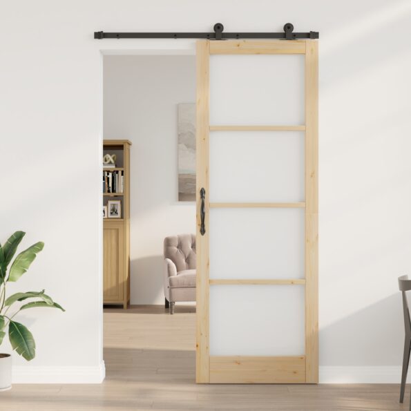 vidaXL Posuvné dvere s hardvérovou súpravou 'ORKDAL'83x232 cm – Obrázok 3