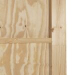 vidaXL Posuvné dvere s hardvérovou sadou 'ORKDAL'z masívu z borovice – Obrázok 8
