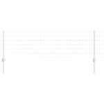 vidaXL Euro Oplotenie s 11 U stĺpmi Strieborné 0.6x50 m Oceľ – Obrázok 2