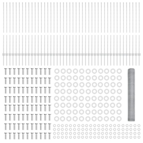 vidaXL Stĺpy na oplotenie 22 ks U-Channel 120 cm z pozinkovanej ocele – Obrázok 5