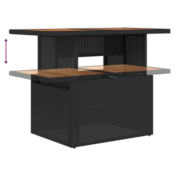 3349673_9.jpg vidaXL 8-dielny záhradný sofa set s vankúšmi čierny poly ratan akácia – Obrázok 9