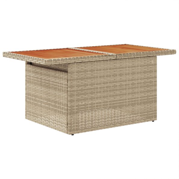3349973_7.jpg vidaXL 7 kusový záhradný jedálenský set s vankúšmi béžový poly ratan akácia – Obrázok 7