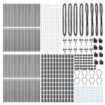 vidaXL Plotové stĺpy 52 ks Sivé Ø32 mm 210 cm Galvanizovaná oceľ – Obrázok 4