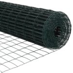vidaXL Euro plot so 7 stĺpmi 1.6x10 m pozinkovaná oceľ zelená – Obrázok 9