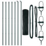 vidaXL Euro plot Sada 2 Zelená Oceľ s práškovou povrchovou úpravou – Obrázok 4