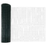 vidaXL Euro Oplotenie s 13 stĺpmi 1.2x25 m Pozinkovaná oceľ Zelená – Obrázok 6