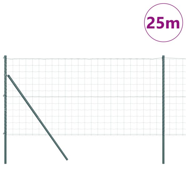 3350334_3.jpg vidaXL Euro plot Sada 2 Tmavozelená Práškovaná oceľ 25 x 1 m Trvácny – Obrázok 3