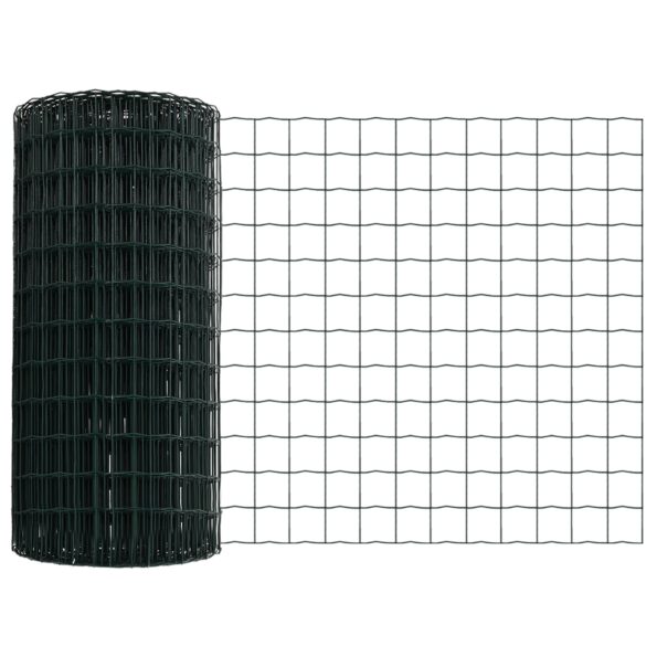 3350336_6.jpg vidaXL Euro oplotenie s 13 paličkami 0.4x50 m pozinkovaná oceľ zelená – Obrázok 6