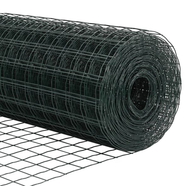 3350336_9.jpg vidaXL Euro oplotenie s 13 paličkami 0.4x50 m pozinkovaná oceľ zelená – Obrázok 9