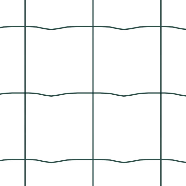 vidaXL Euro Plot s 13 Stĺpmi 0.6x50 m Pozinkovaná Oceľ Zelená – Obrázok 8