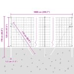 vidaXL Euro plot Sada 2 Zelená Oceľ s práškovou úpravou 10 x 1,2 m – Obrázok 12