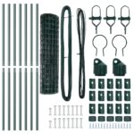 vidaXL Euro plot Sada 2 Zelená Oceľ s práškovou úpravou 10 x 1,2 m – Obrázok 5