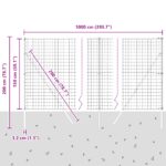 vidaXL Euro oplotenie Sada 2 Zelené Kov 10 x 1.5 m Trvácne – Obrázok 12