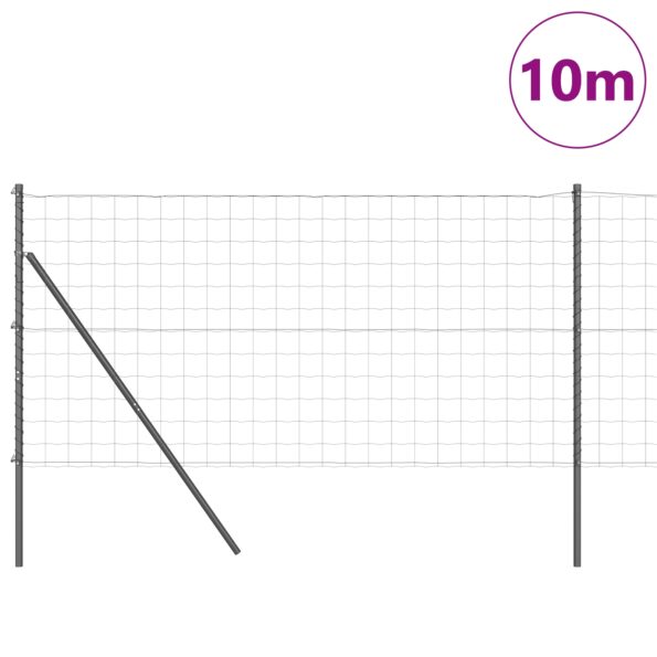 3350398_3.jpg vidaXL Euro Oplotenie s 7 Stĺpikmi 1.4x10 m Pozinkovaná Oceľ Sivá – Obrázok 3