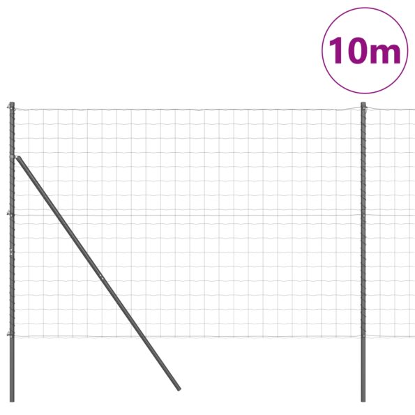 3350399_3.jpg vidaXL Euro plot s 7 stĺpmi 1.5x10 m pozinkovaná oceľ sivá – Obrázok 3