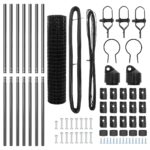 vidaXL Euro plot s 13 stĺpmi 1.2x25 m pozinkovanej ocele šedý – Obrázok 5