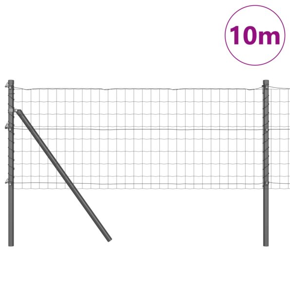 3350406_3.jpg vidaXL Euro plot s 13 stĺpikmi 0.4x25 m pozinkovaná oceľ sivá – Obrázok 3