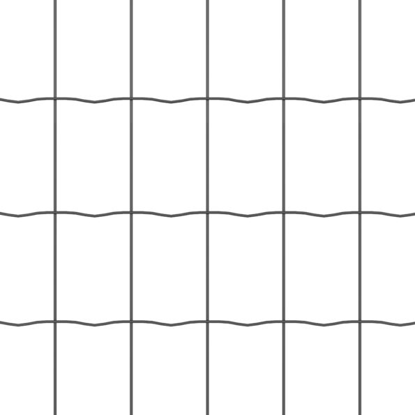 vidaXL Euro plot s 13 stĺpmi 0.6x25 m pozinkovaná oceľ sivá – Obrázok 8