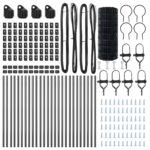 vidaXL Euro Plot s 13 stĺpmi 0.6x50 m pozinkovanej ocele sivý – Obrázok 5