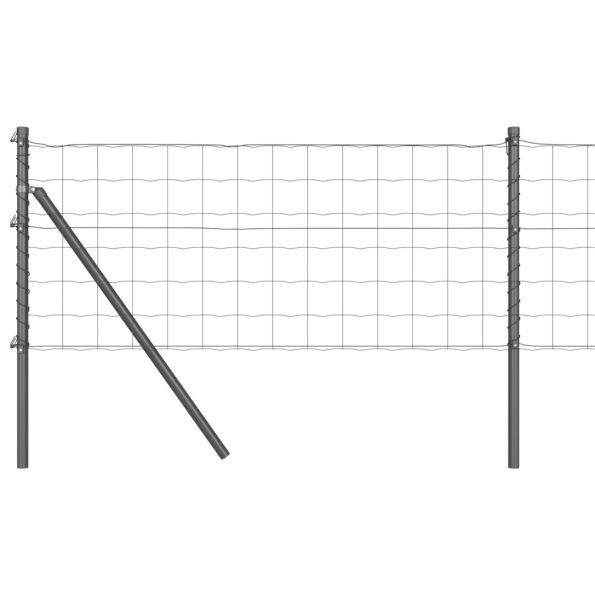 3350434_2.jpg vidaXL Euro oplotenie s 13 stĺpikmi 0,4x50 m galvanizovaná oceľ šedá – Obrázok 2