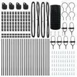 vidaXL Euro plot s 13 stĺpikmi 0,6x50 m pozinkovaná oceľ sivá – Obrázok 5