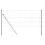 vidaXL Euro oplotenie s 7 podperami 0.6x10 m Galvanizovaná oceľ – Obrázok 2
