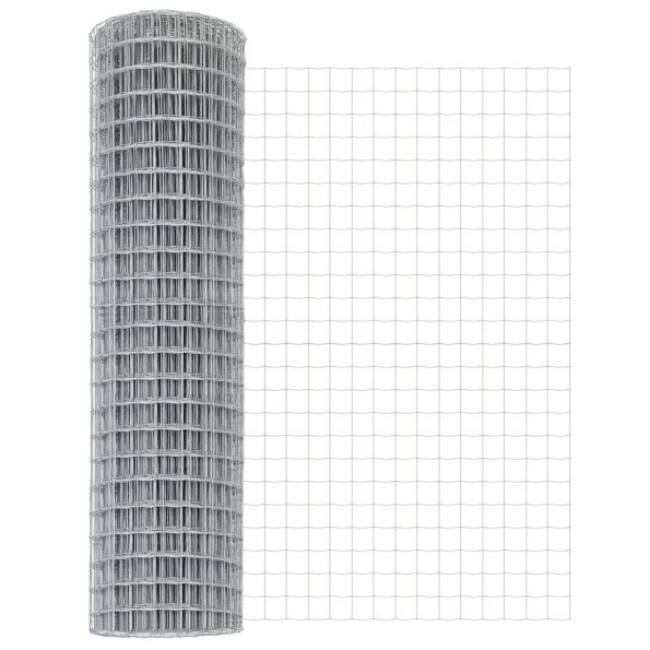 3350455_6.jpg vidaXL Euro Plot s 7 stĺpmi 1.2x10 m, pozinkovaná oceľ – Obrázok 6