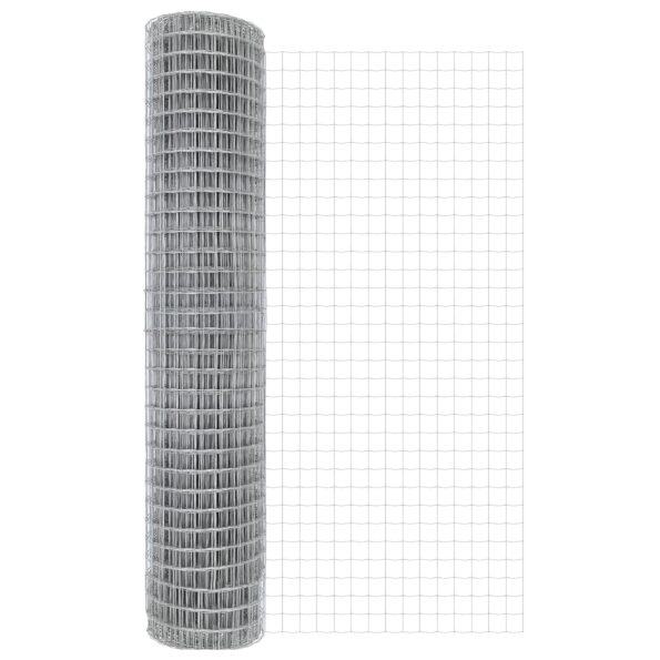 vidaXL Euro plot s 7 stĺpmi 1.6x10 m pozinkovaná oceľ – Obrázok 6