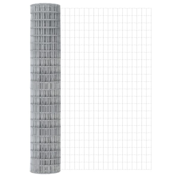 vidaXL Euro plot s 7 stĺpikmi 1,5x10 m pozinkovaná oceľ – Obrázok 6