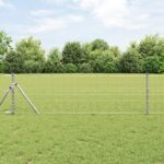 vidaXL Euro plot s 13 stĺpikmi 0,4x25 m Pozinkovaná oceľ