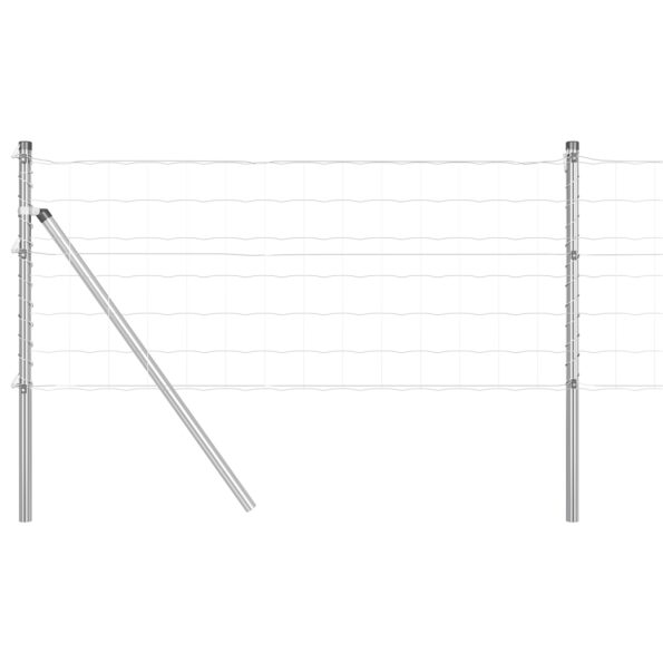3350508_2.jpg vidaXL Euro plot s 13 stĺpikmi 0,4x25 m Pozinkovaná oceľ – Obrázok 2