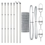 vidaXL Euro plot so 13 stĺpikmi 0.4x50 m pozinkovaná oceľ – Obrázok 4