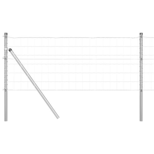 3350518_2.jpg vidaXL Euro ohrada s 13 stĺpikmi 0.6x50 m pozinkovaná oceľ – Obrázok 2