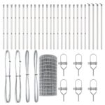 VidaXL Euro oplotenie s 13 stĺpikmi 0.6x50 m zinkovanej ocele – Obrázok 4