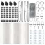 VidaXL Euro oplotenie s 13 stĺpikmi 0.6x50 m zinkovanej ocele – Obrázok 5