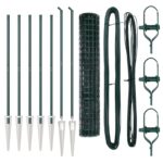 vidaXL Euro plot so 7 špicatými stĺpkami 1,6x10 m pozinkovaná oceľ zelená – Obrázok 4