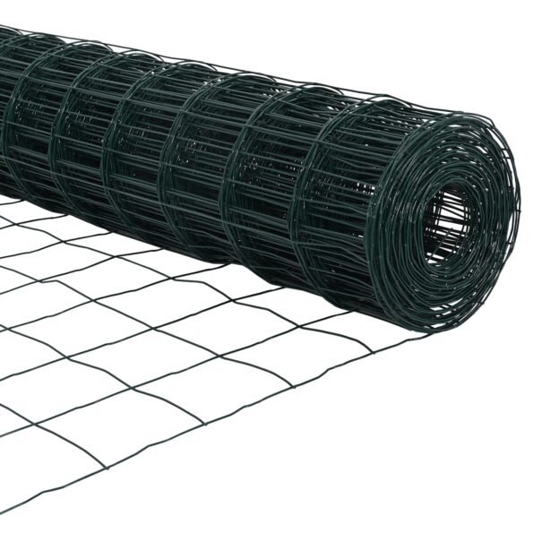 3350569_10.jpg vidaXL Euro plot so 7 špicatými stĺpmi 0.6x10 m Pozinkovaná oceľ Zelená – Obrázok 10