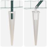 vidaXL Euro oplotenie Sada 2 Zelené Kov Stredné Odolné – Obrázok 8