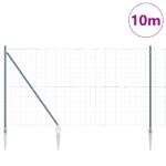 vidaXL Euro plot Sada 2 Zelený Drôt s polyetylénovým povrchom Stredný – Obrázok 3