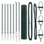 vidaXL Euro plot Sada 2 Zelený Drôt s polyetylénovým povrchom Stredný – Obrázok 4