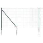vidaXL Euro Oplotenie s 13 Hrotmi 1.2x25 m Galvanizovaná Oceľ Zelená – Obrázok 2