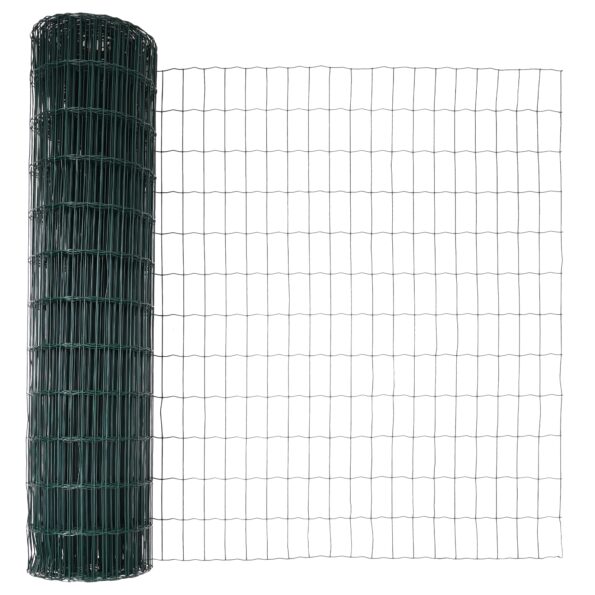 3350590_6.jpg vidaXL Euro Oplotenie s 13 Hrotmi 1.2x25 m Galvanizovaná Oceľ Zelená – Obrázok 6