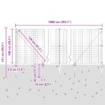 vidaXL Euro plot Sada 2 Zelená Kov 10 x 1,0 m Rozšíriteľný Euro plot – Obrázok 13