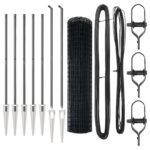 vidaXL Euro plot s 7 hrotmi 1.4x10 m pozinkovaná oceľ sivá – Obrázok 4