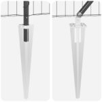 vidaXL Euro plot s 7 hrotmi 1.4x10 m pozinkovaná oceľ sivá – Obrázok 8