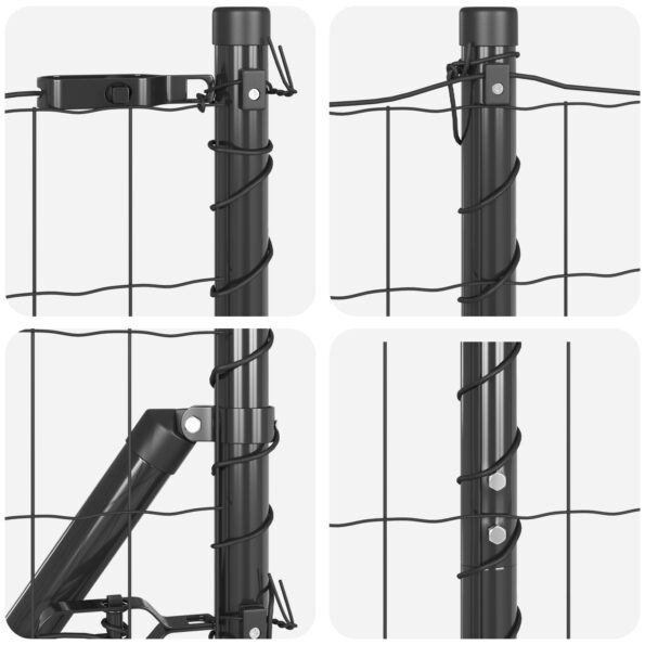 3350648_7.jpg vidaXL Euro oplotenie s 7 hrotmi 1.5x10 m Galvanizovaná oceľ sivá – Obrázok 7