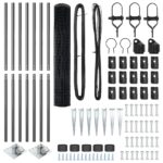 vidaXL Euro Fence s 7 betónovými stĺpikmi 1.6x10 m Galvanizovaná oceľ Sivá – Obrázok 5