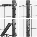 vidaXL Euro Plot so 7 hrotmi 1.2x10 m pozinkovaná oceľ sivá – Obrázok 7